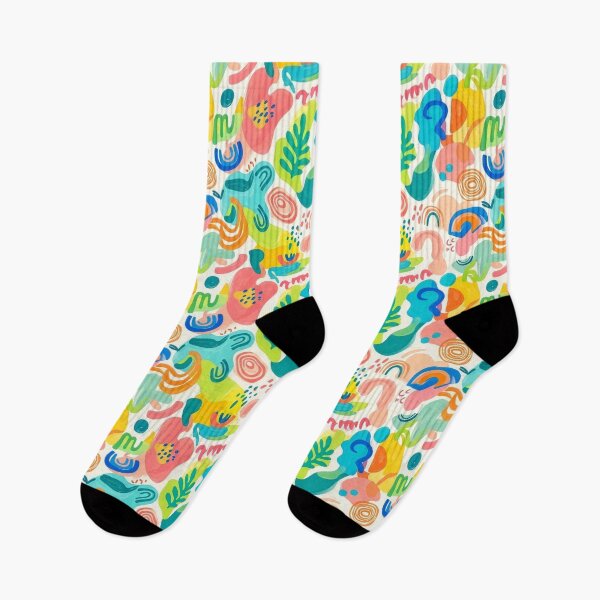 Item preview, abstract colourful summer pattern  designed and sold by Kate1art.