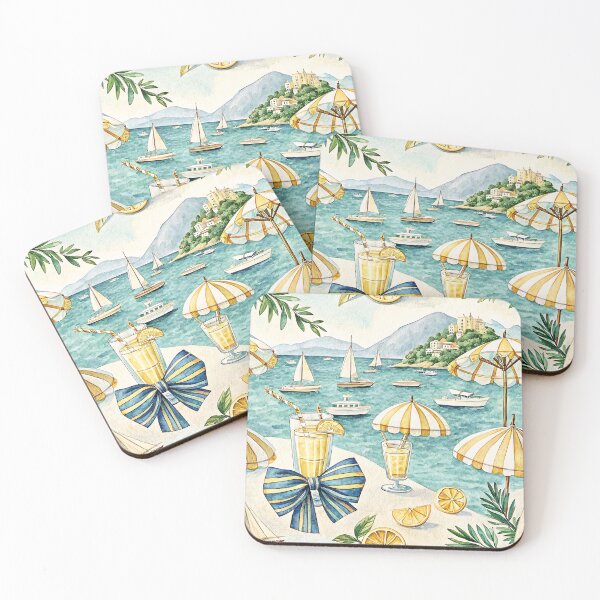 Aperçu de l'œuvre Club nautique Coastal Lemon créée et vendue par Storybook Botanica.