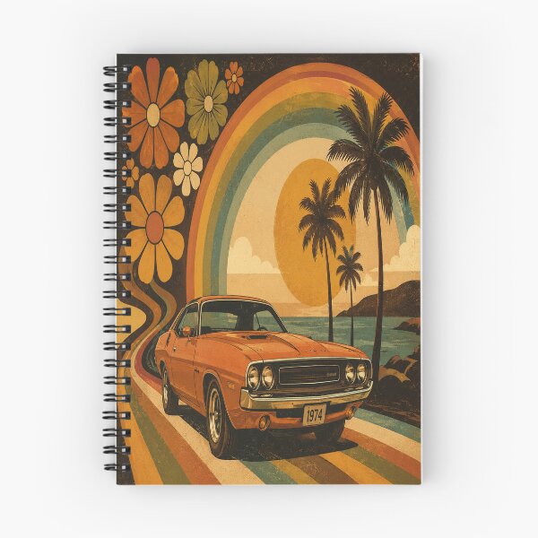 Item preview, Sunset Drive Retro Muscle Car | Vintage 70s Aesthetic designed and sold by Jankes88.