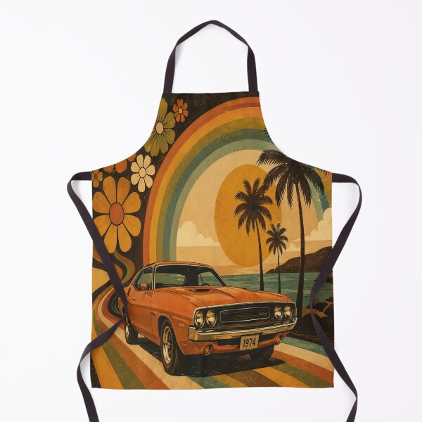 Item preview, Sunset Drive Retro Muscle Car | Vintage 70s Aesthetic designed and sold by Jankes88.