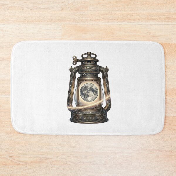Item preview, Vintage Lantern with Full Moon Illustration designed and sold by JeevanStickers.