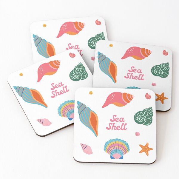 Item preview, Colorful Sea Shel Set designed and sold by BetweenForms.