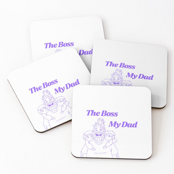 Item preview, The Boss My Dad Family Illustration designed and sold by Theselinara.