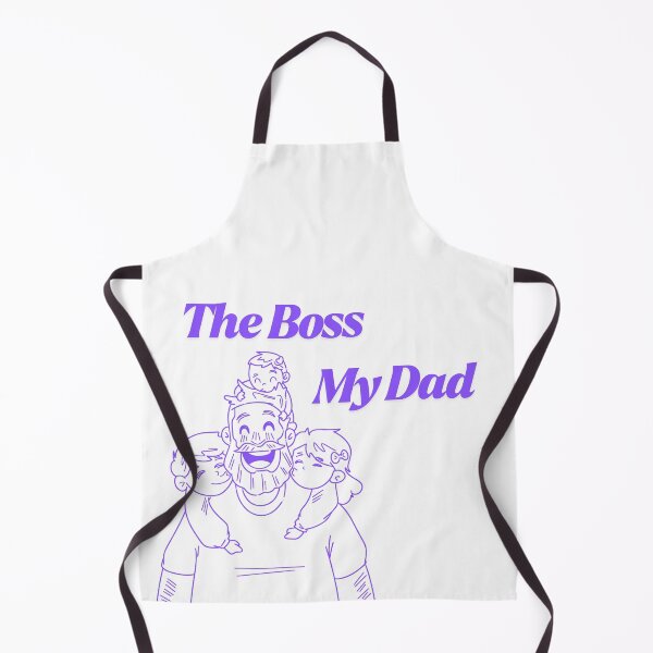 Item preview, The Boss My Dad Family Illustration designed and sold by Theselinara.