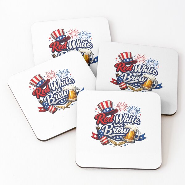 Item preview, Red White and Brew - Funny 4th of July Beer Patriotic designed and sold by Axivra.