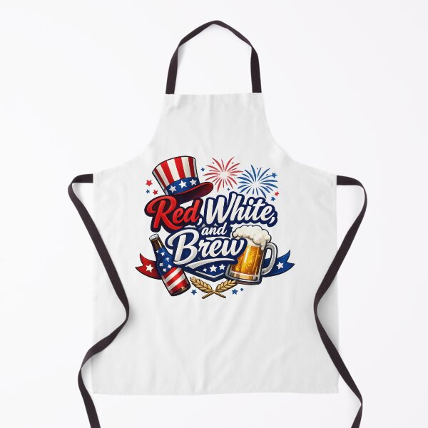 Item preview, Red White and Brew - Funny 4th of July Beer Patriotic designed and sold by Axivra.