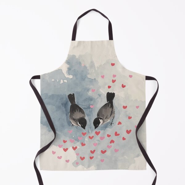Item preview, Titmice and hearts designed and sold by uunaa.