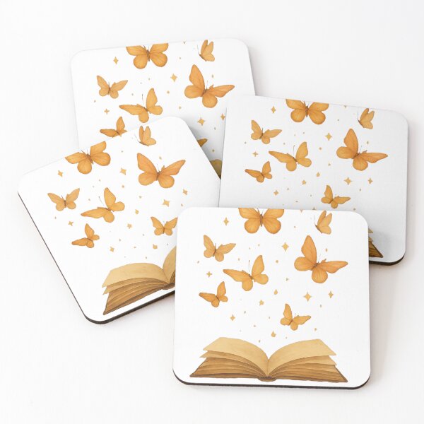 Item preview, Watercolor Open Book Butterflies Magic Reading Book Lover T-Shirt designed and sold by Five Reasons Designs.