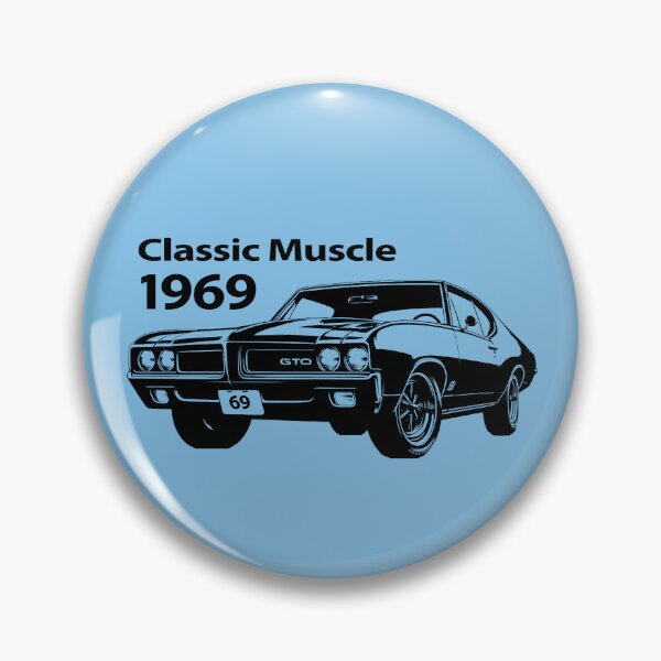 Item preview, CLASSIC 1969 GTO MUSCLE CARS, SILHOUETTE, AMERICAN SPORTS CARS designed and sold by classic car craze.