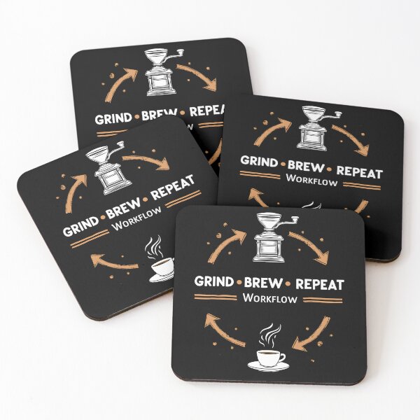 Item preview, Grind Brew Repeat Coffee Ritual designed and sold by MooonTees.