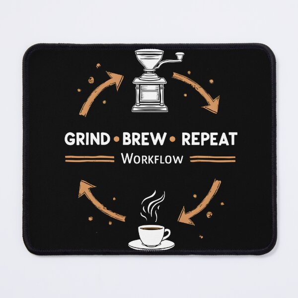 Item preview, Grind Brew Repeat Coffee Ritual designed and sold by MooonTees.
