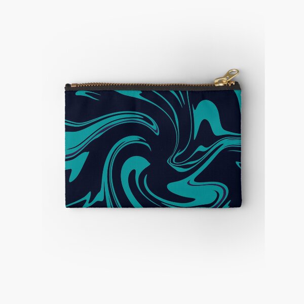 Item preview, Deep Oceanic Flow - Electric Teal Abstract Swirl designed and sold by CaramelCo.