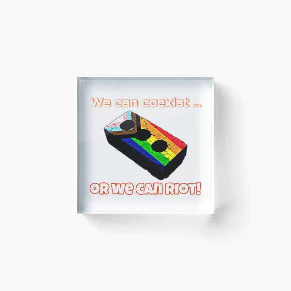 Item preview, Graphic Design: Coexist or Riot!  designed and sold by BBsGifts.