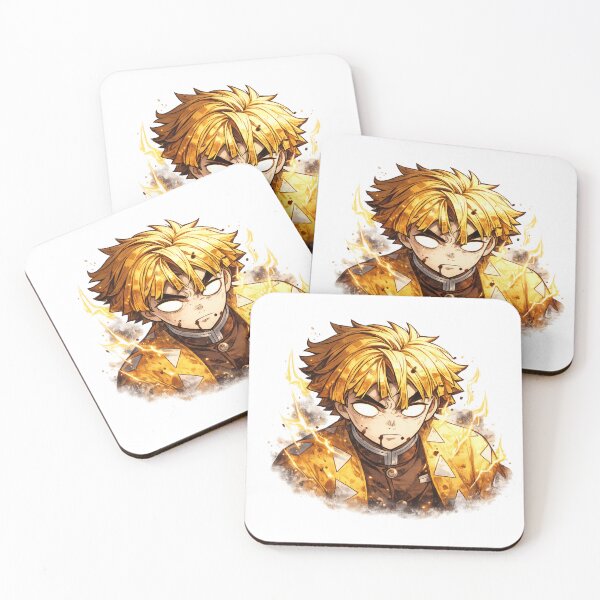 Item preview, Zenitsu Agatsuma Anime Fanart Design designed and sold by AllGBlArt.