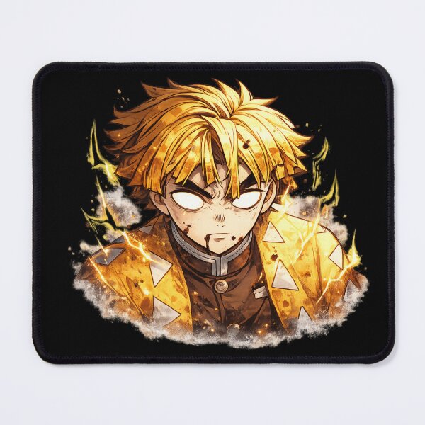 Item preview, Zenitsu Agatsuma Anime Fanart Design designed and sold by AllGBlArt.