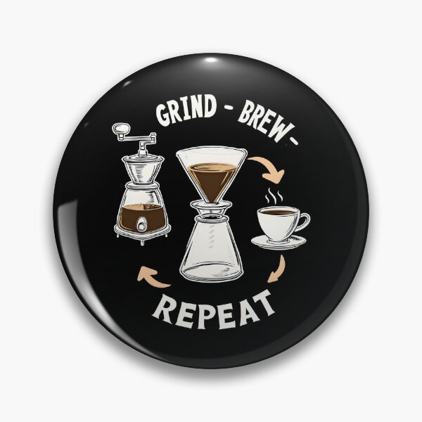 Item preview, Grind Brew Repeat Coffee Ritual designed and sold by MooonTees.