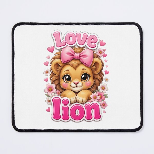 Item preview, ? Adorable kawaii tiger cub with a pink bow, surrounded by pretty pink flowers and hearts — perfect for anyone who loves cute animals, kawaii aesthetic, and sweet pastel vibes! designed and sold by HOODYBUDSTYLES.