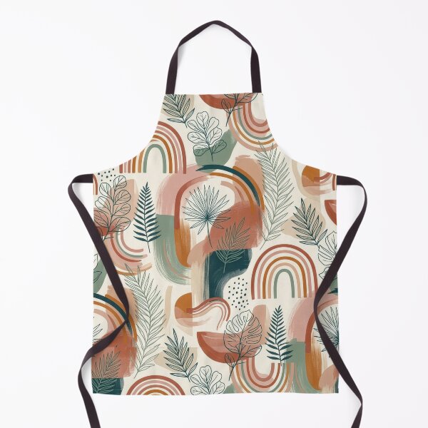 Item preview, abstract floral arc rainbow pattern designed and sold by Kate1art.