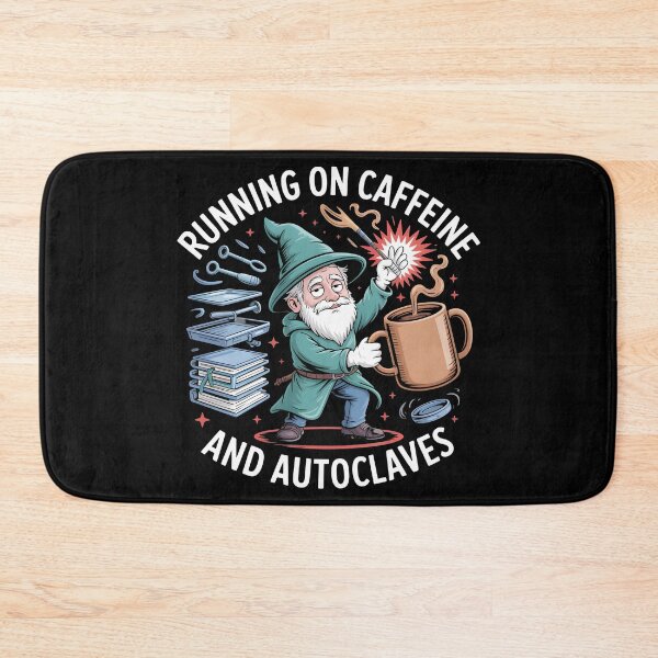 Item preview, Running On Caffeine And Autoclaves Sterile Processing Technician designed and sold by Fitswear.