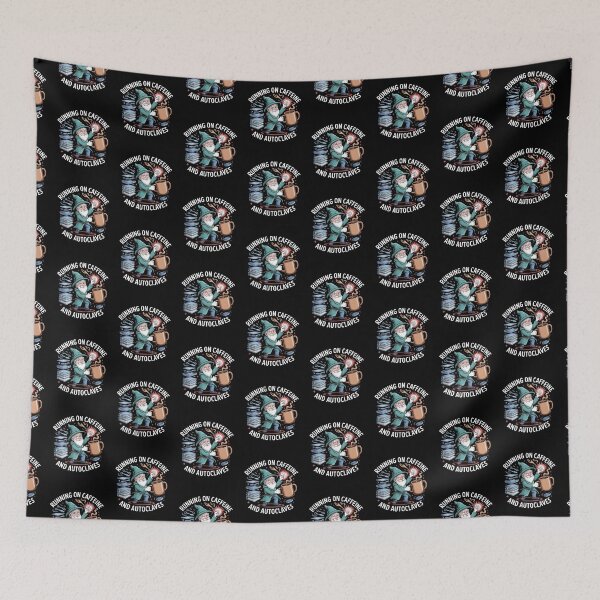 Item preview, Running On Caffeine And Autoclaves Sterile Processing Technician designed and sold by Fitswear.