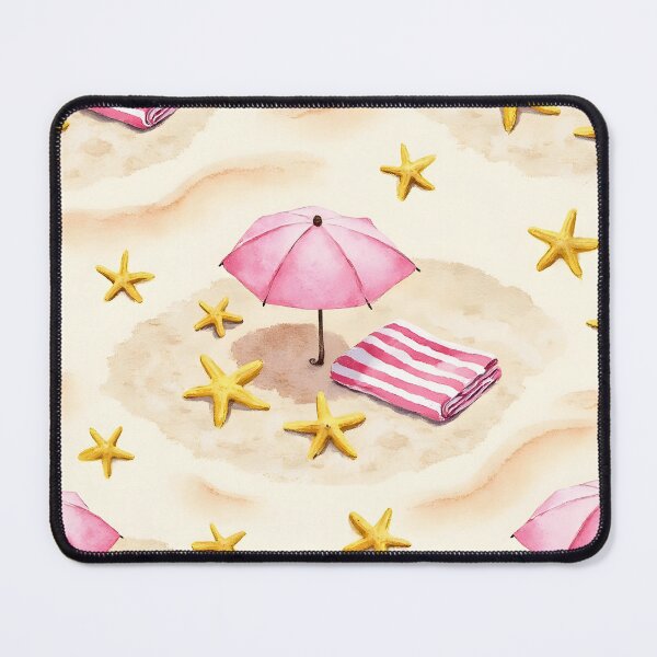 Item preview, Pastel Beach Watercolor Illustration | Starfish & Summer Coastal Scene designed and sold by PeacefulD-signs.