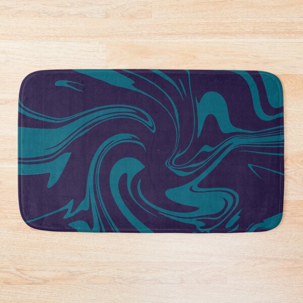 Item preview, Deep Oceanic Flow - Navy Blue Abstract Swirl designed and sold by CaramelCo.