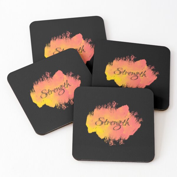 Item preview, Strength Motivational Watercolor Design designed and sold by TeeGals.