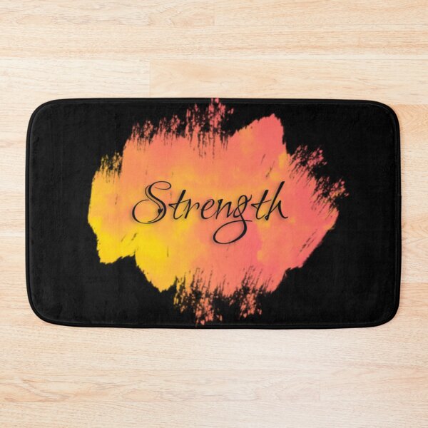 Item preview, Strength Motivational Watercolor Design designed and sold by TeeGals.