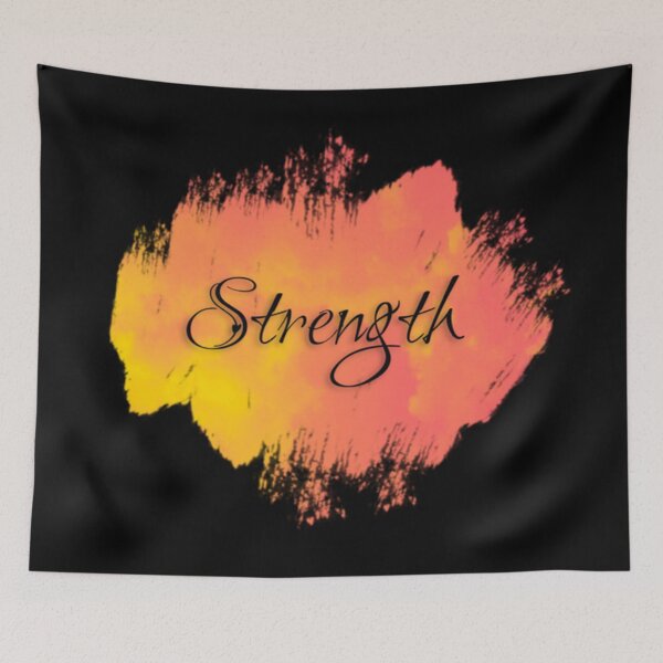 Item preview, Diseño de acuarela motivacional sobre la fuerza designed and sold by TeeGals.