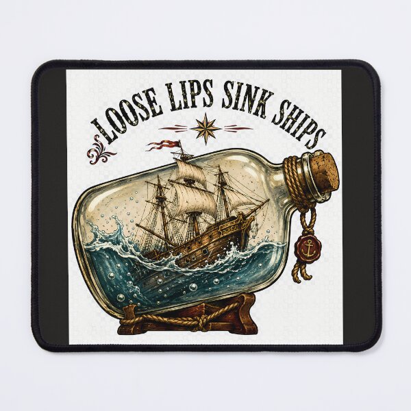 Item preview, "Loose lips sink ships" designed and sold by Kristylynn757.