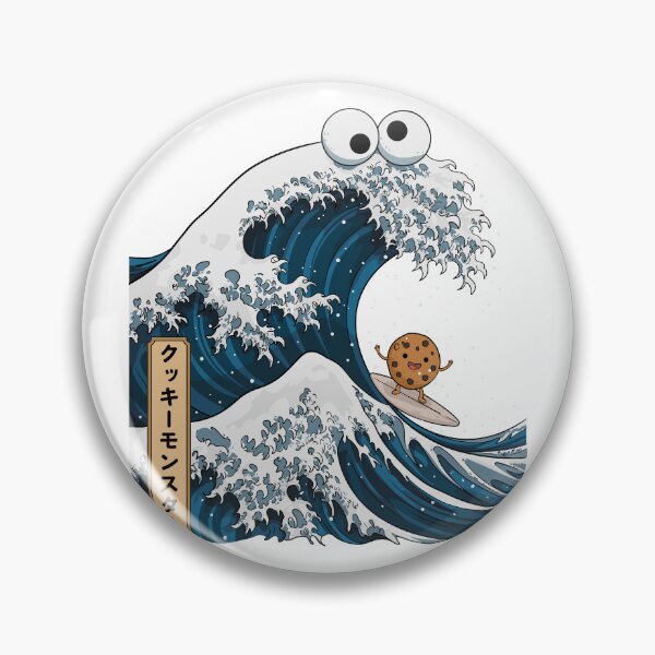 Item preview, Great Wave Eats Cookies designed and sold by NipponKawaii.