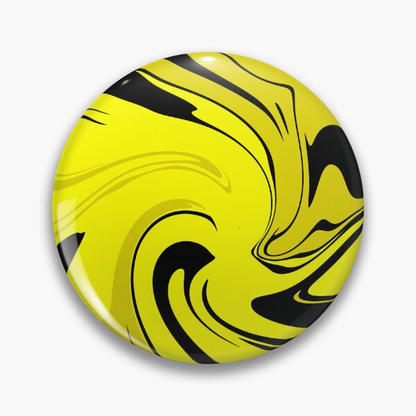 Item preview, Neon Yellow and Black Liquid Marble Abstract designed and sold by CaramelCo.