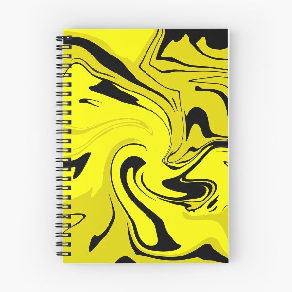 Item preview, Neon Yellow and Black Liquid Marble Abstract designed and sold by CaramelCo.