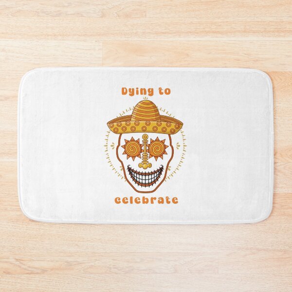 Item preview, Bold Golden Sugar Skull Mexican Folk Skull - DrySmirk designed and sold by DrySmirk.