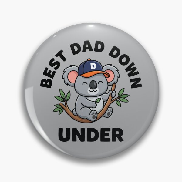 Item preview, Best Dad Down Under Funny Australian Koala Sticker designed and sold by Mr-wow.