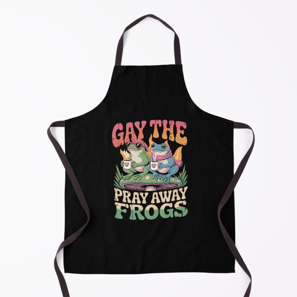 Item preview, Gay the Pray Away Frogs - Funny LGBTQ Frog Meme Retro designed and sold by DONT ASK CLUB.