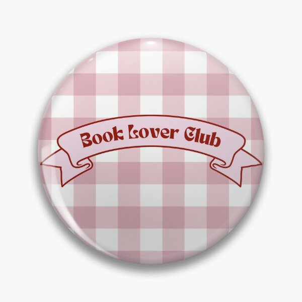 Artikelvorschau, Buchliebhaberclub – Anstecknadel entworfen und verkauft von UrnhaniStudio.