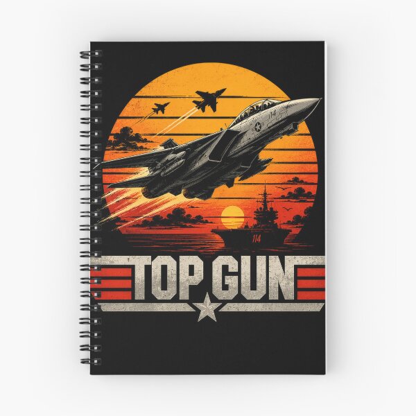 Item preview, Top Gun Inspired Retro Fighter Jet Sunset Vintage Aviation  designed and sold by Kate1art.