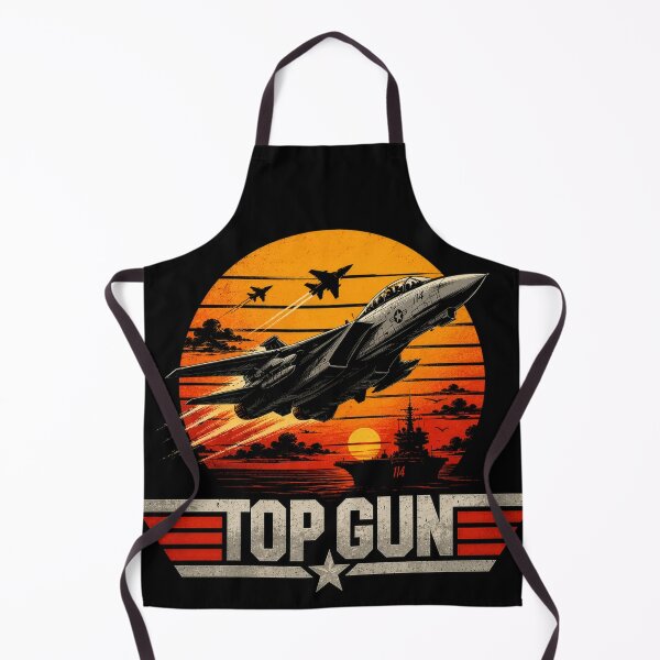 Item preview, Top Gun Inspired Retro Fighter Jet Sunset Vintage Aviation designed and sold by Kate1art.