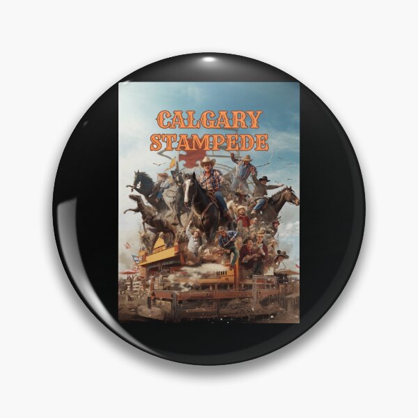 Item preview, The Greatest Outdoor Show on Earth - Calgary Stampede - Vintage Calgary Stampede Cowboy Festival designed and sold by PowerKanjiFit.