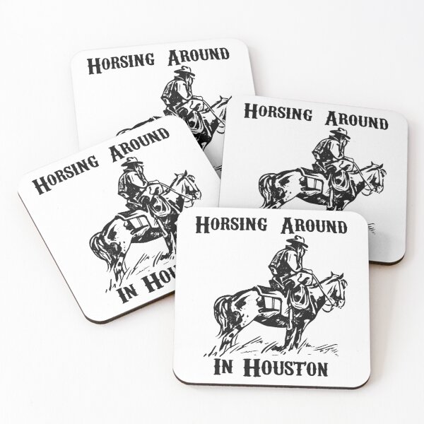 Item preview, Horsing Around in Houston Vintage Western Cowboy Tee designed and sold by gahteeriffico.