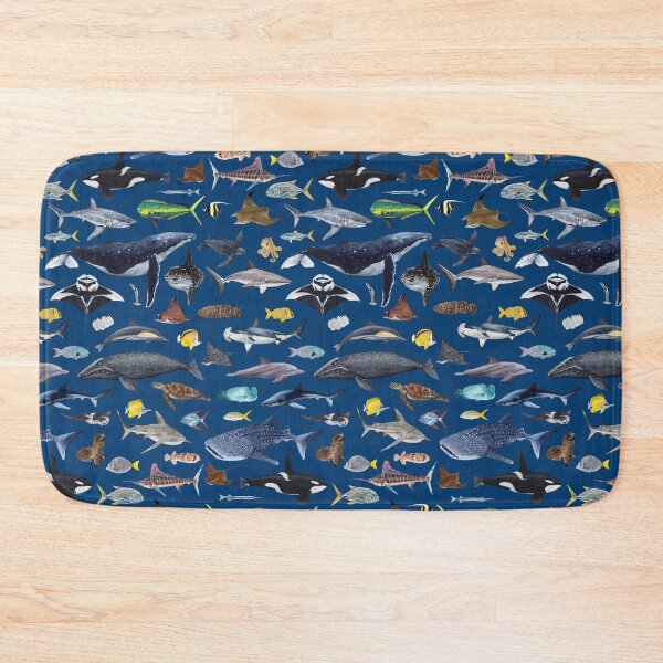 Item preview, MARINE LIFE OF LOS CABOS text (navy blue) designed and sold by BEATRIZ ABAITUA.