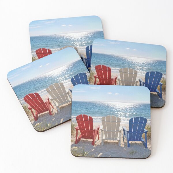 Item preview, Adirondack Chairs in Patriotic Colors designed and sold by Maria Dryfhout.