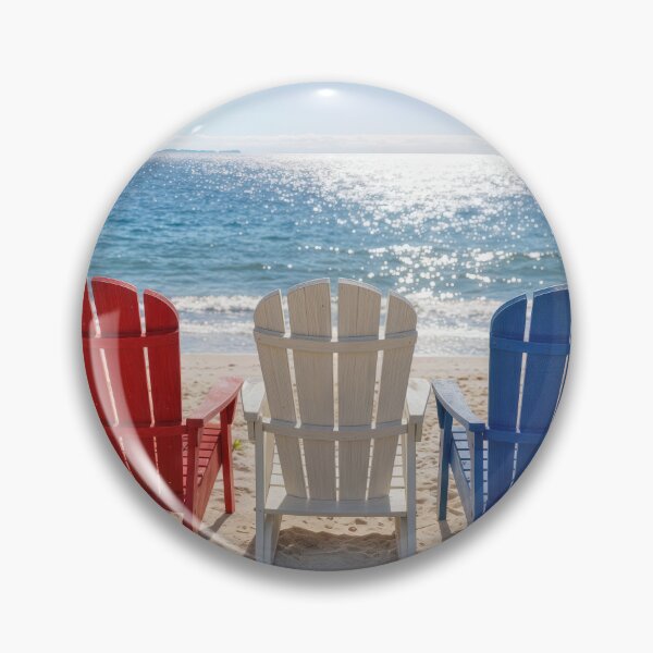 Item preview, Adirondack Chairs in Patriotic Colors designed and sold by Maria Dryfhout.