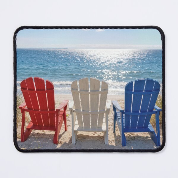 Item preview, Adirondack Chairs in Patriotic Colors designed and sold by Maria Dryfhout.