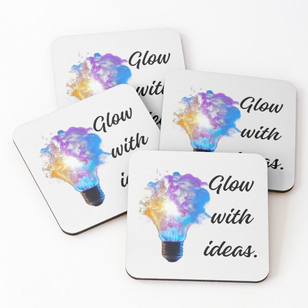 Item preview, Glow With Ideas Creative Colorful Lightbulb designed and sold by Core design hub .