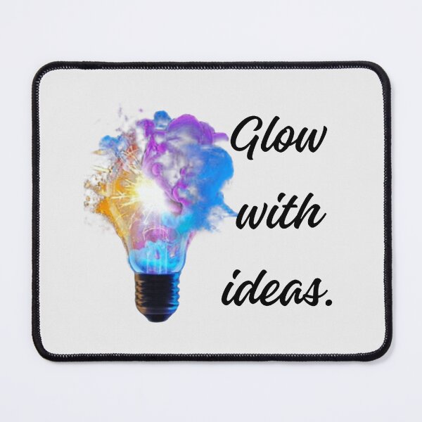 Item preview, Glow With Ideas Creative Colorful Lightbulb designed and sold by Core design hub .