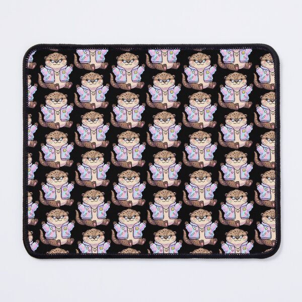 Item preview, Shimmering Puffer Jacket Chibi Sea Weasel designed and sold by Emegan Print Art.