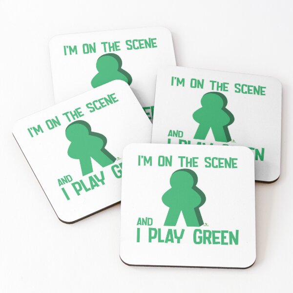 Item preview,  Green on Scene Fun Game Piece Choice designed and sold by mytshirtfort.