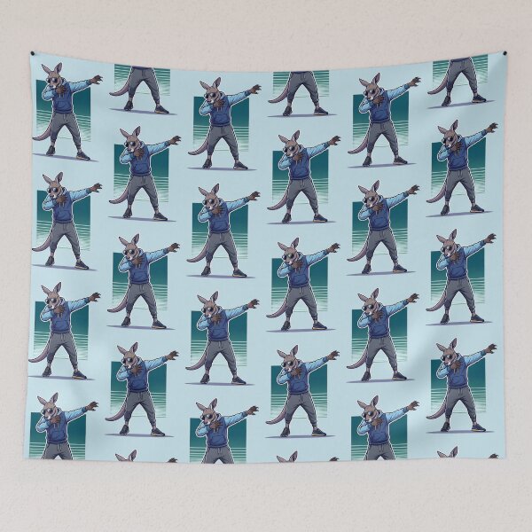 Item preview, Dabbing Kangaroo – Funny Animal Art designed and sold by Dogandesighn.